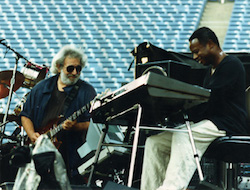 David Sancious playing keyboards with Jerry Sancious
